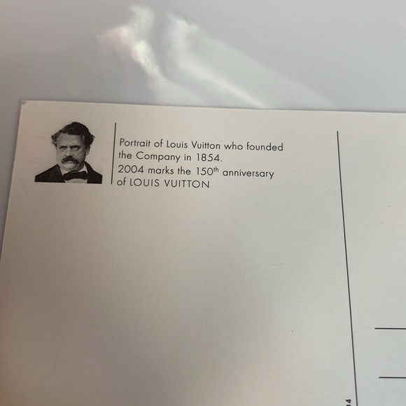 LOUIS VUITTON 150th Anniversary Postcard - Picture 2 of 6